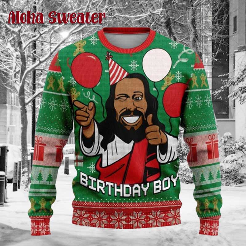 420 Bob Marley Marijuana Jesus Ugly Christmas Sweater - Holiday Gift product image 4