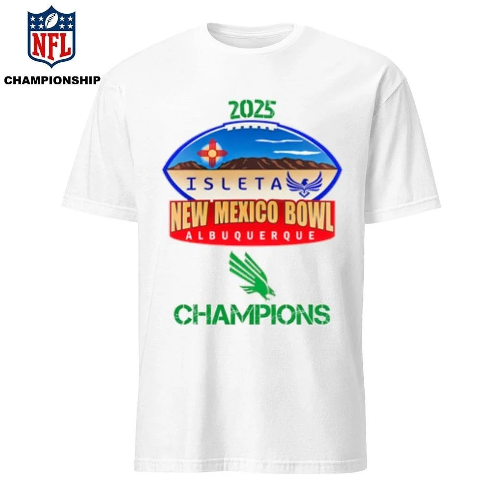 North Texas Mean Green 2025 Isleta New Mexico Bowl - Adult & Kids T-Shirts, Sweatshirts & Hoodies apparel design preview 1