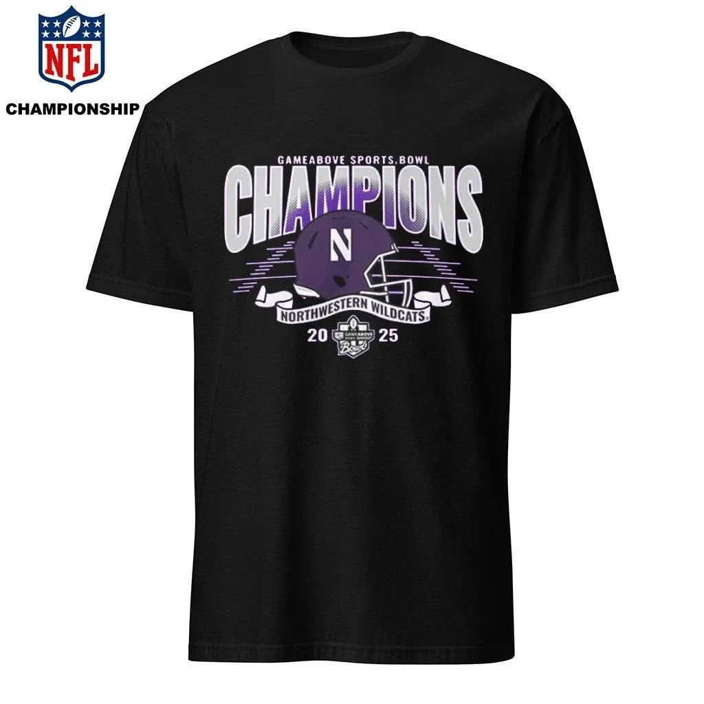 Northwestern Wildcats 2025 Gameabove Sports Bowl - Adult & Kids T-Shirts, Sweatshirts & Hoodies apparel design preview 1