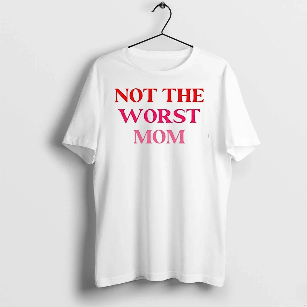 Not The Worst Mom Text 0 Sweater - Adult & Kids T-Shirts, Sweatshirts & Hoodies apparel design preview 1