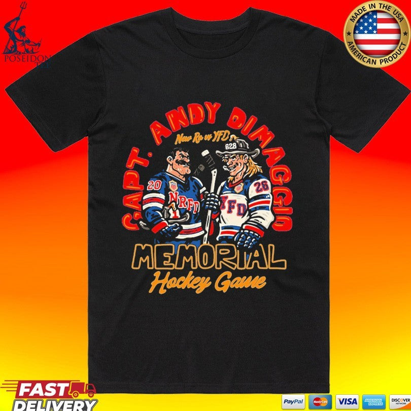 Nrfd Capt Andy Dimaggio '26 Memorial Hockey Game - Adult & Kids T-Shirts, Sweatshirts & Hoodies apparel design preview 1