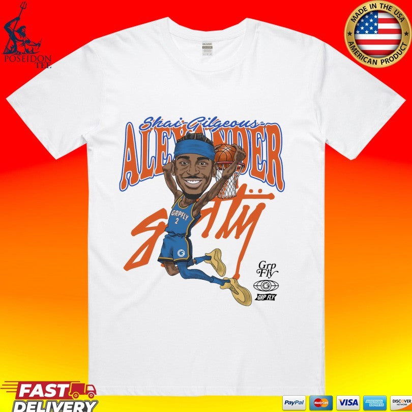 Oklahoma City Shai Gilgeous Alexander - Adult & Kids T-Shirts, Sweatshirts & Hoodies apparel design preview 1