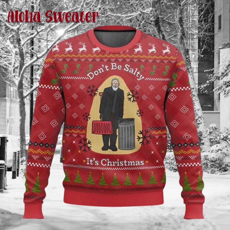 Old Man Marley Home Alone Ugly Christmas Sweater - Holiday Gift product image