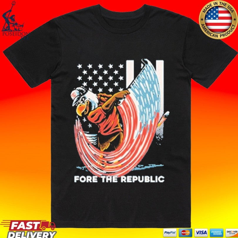Old Row Golf Fore The Republic - Adult & Kids T-Shirts, Sweatshirts & Hoodies apparel design preview 1