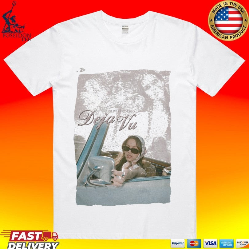 Olivia Rodrigo Deja Vu - Adult & Kids T-Shirts, Sweatshirts & Hoodies apparel design preview 1