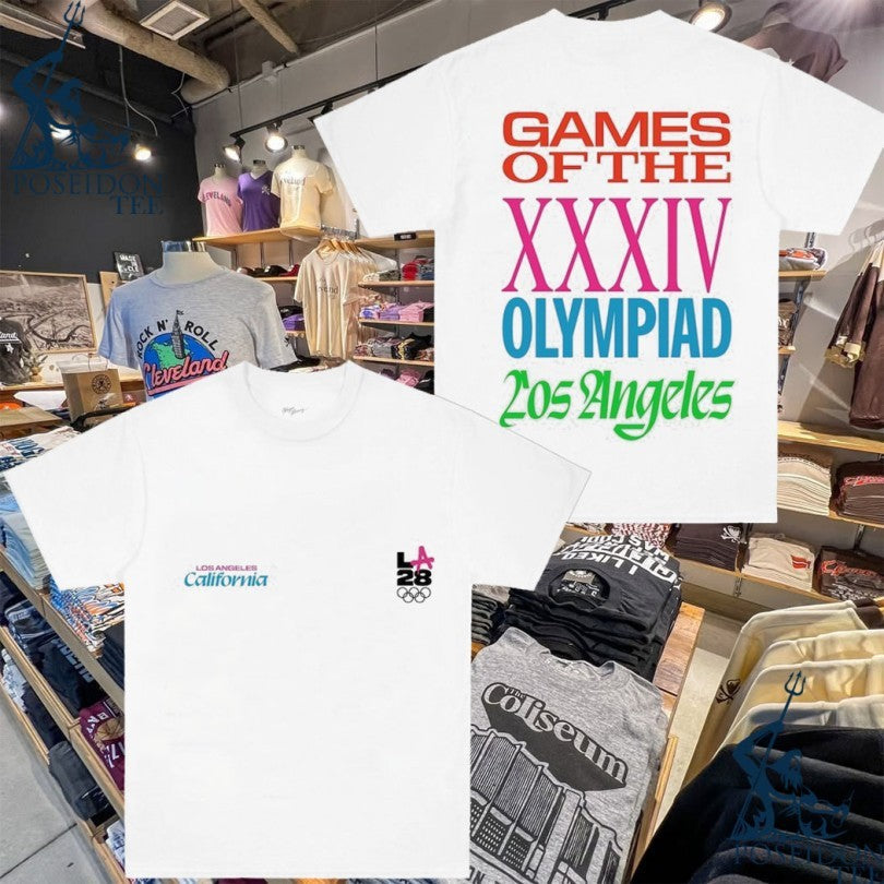Olympics Los Angeles California 28 Game Of The Xxxiv - Adult & Kids T-Shirts, Sweatshirts & Hoodies apparel design preview 1