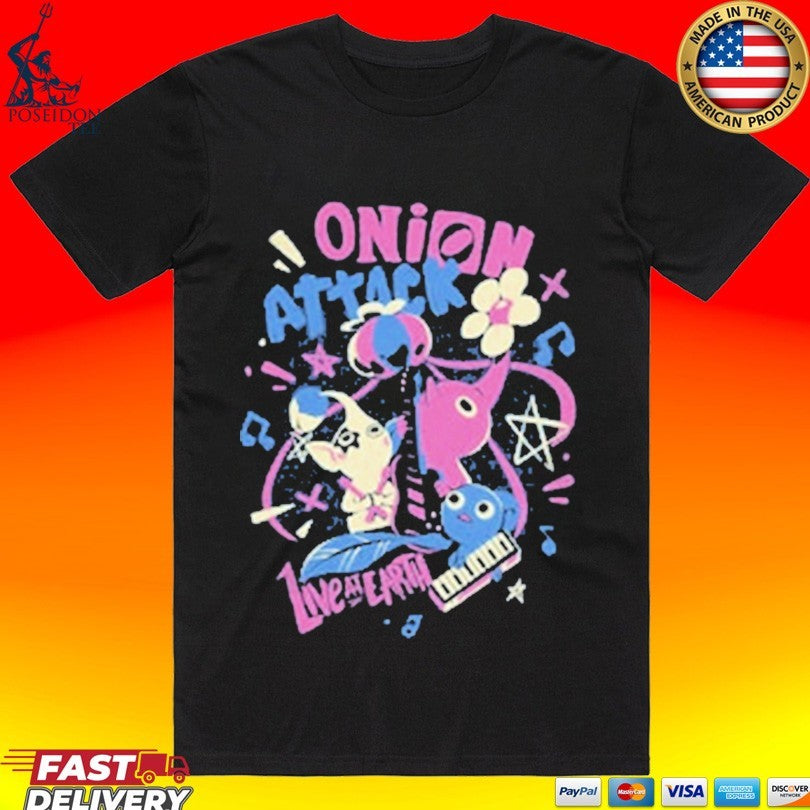 Onion Attack Horta Studio - Adult & Kids T-Shirts, Sweatshirts & Hoodies apparel design preview 1