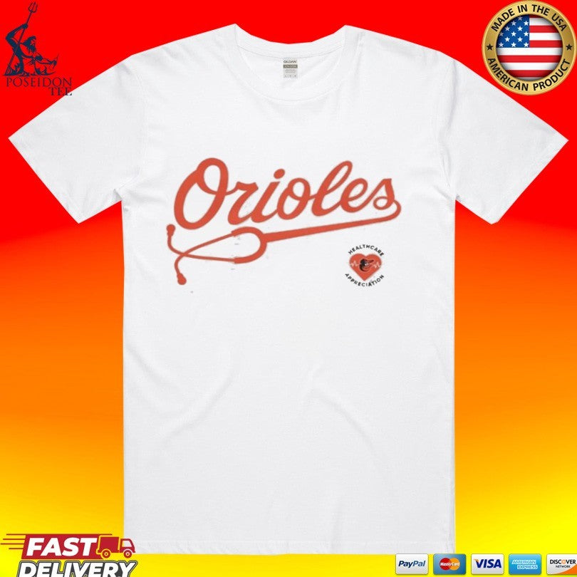 Orioles Healthcare Appreciation Night 2026 Stadium - Adult & Kids T-Shirts, Sweatshirts & Hoodies apparel design preview 1
