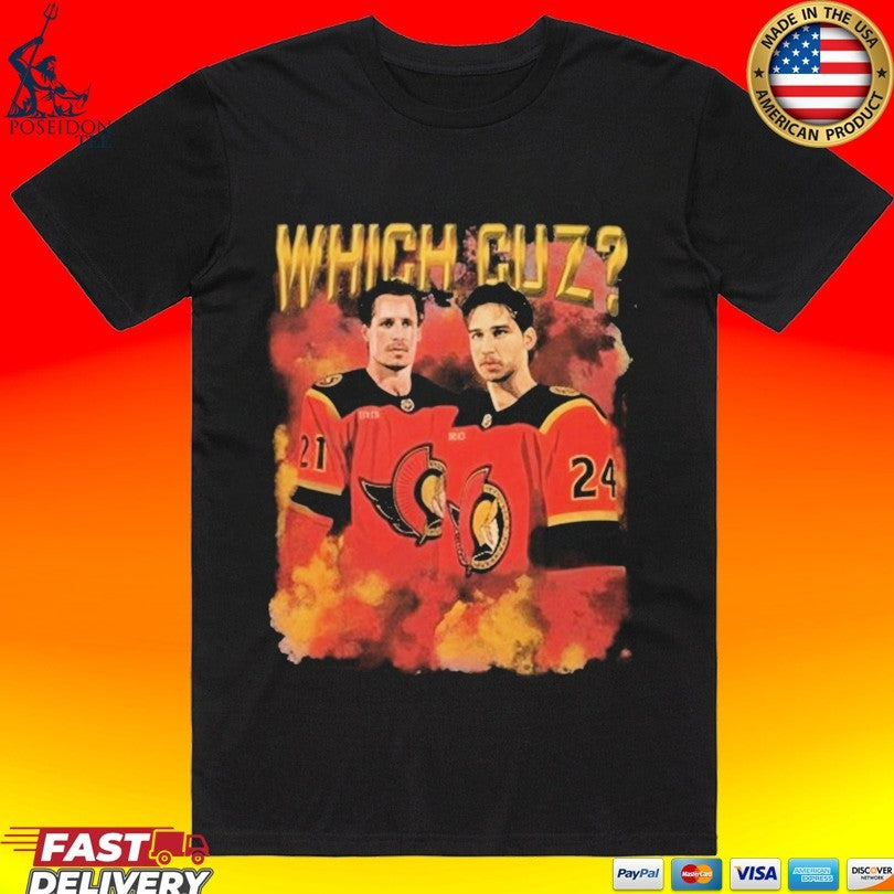 Ottawa Senators Which Cuz - Adult & Kids T-Shirts, Sweatshirts & Hoodies apparel design preview 1