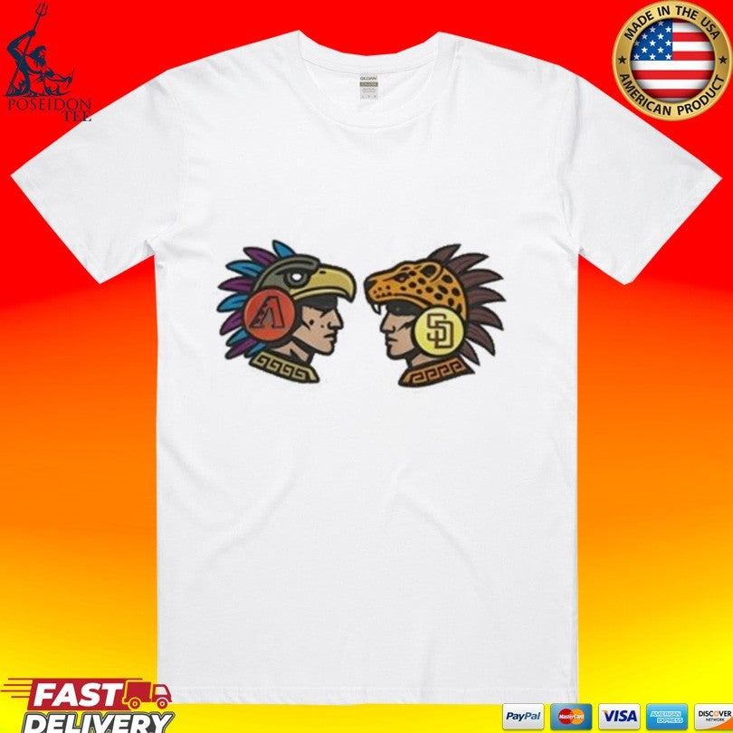 Padres X Diamondbacks 2026 World Tour Mexico City - Adult & Kids T-Shirts, Sweatshirts & Hoodies apparel design preview 1
