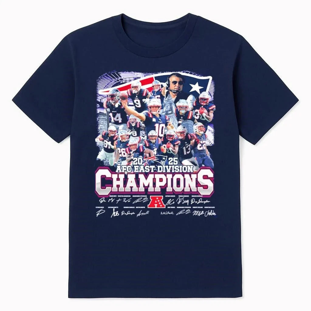 Patriots East Champions 2025 - Adult & Kids T-Shirts, Sweatshirts & Hoodies apparel design preview 1