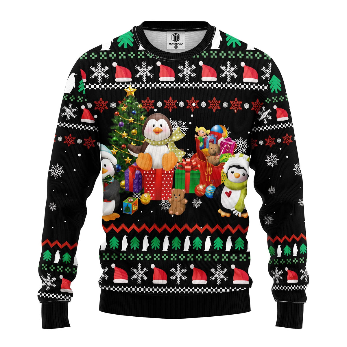 Penguin cute 3D Ugly Christmas Sweater - Holiday Gift product image
