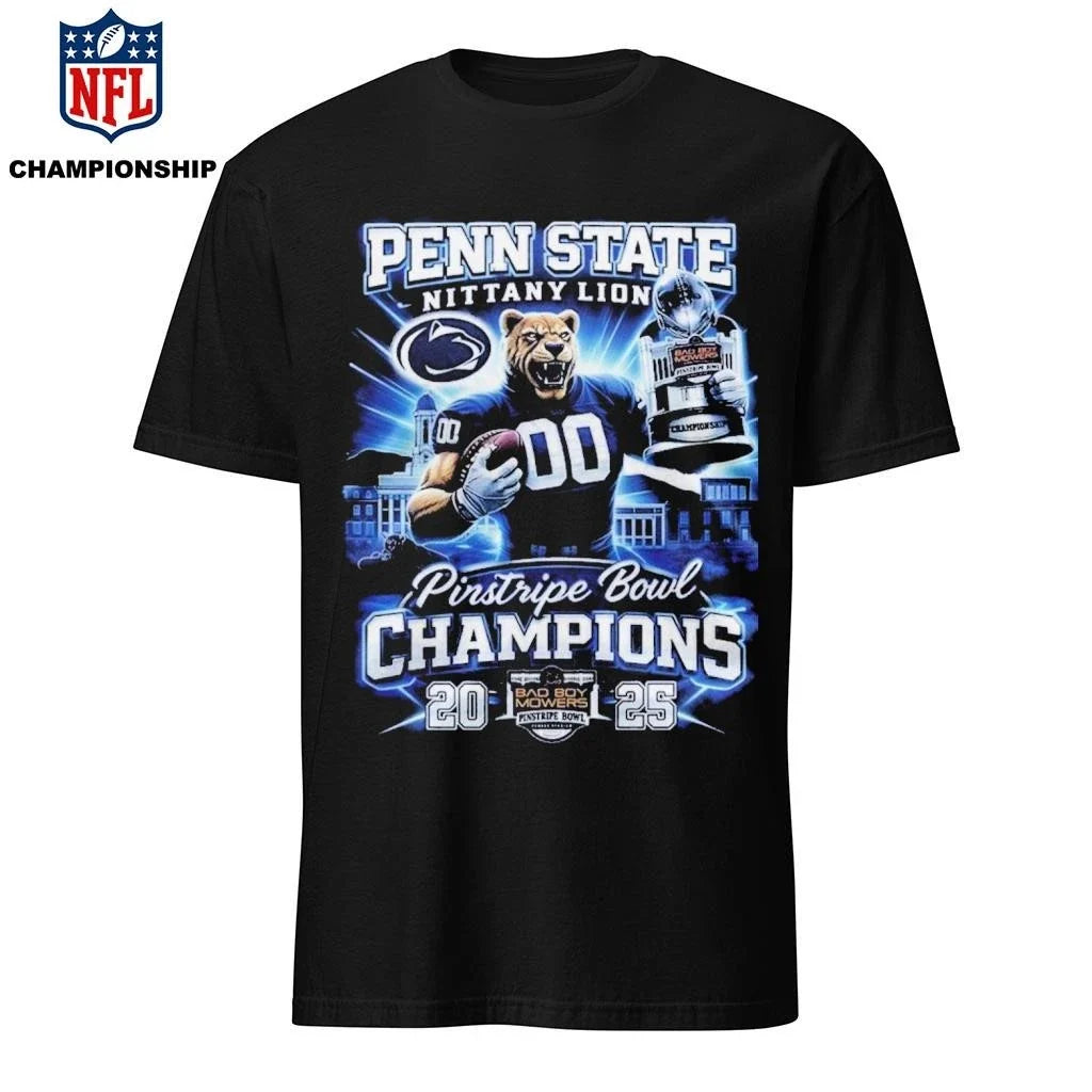 Penn State Nittany Lions 2025 Pinstripe Bowl - Adult & Kids T-Shirts, Sweatshirts & Hoodies apparel design preview 1