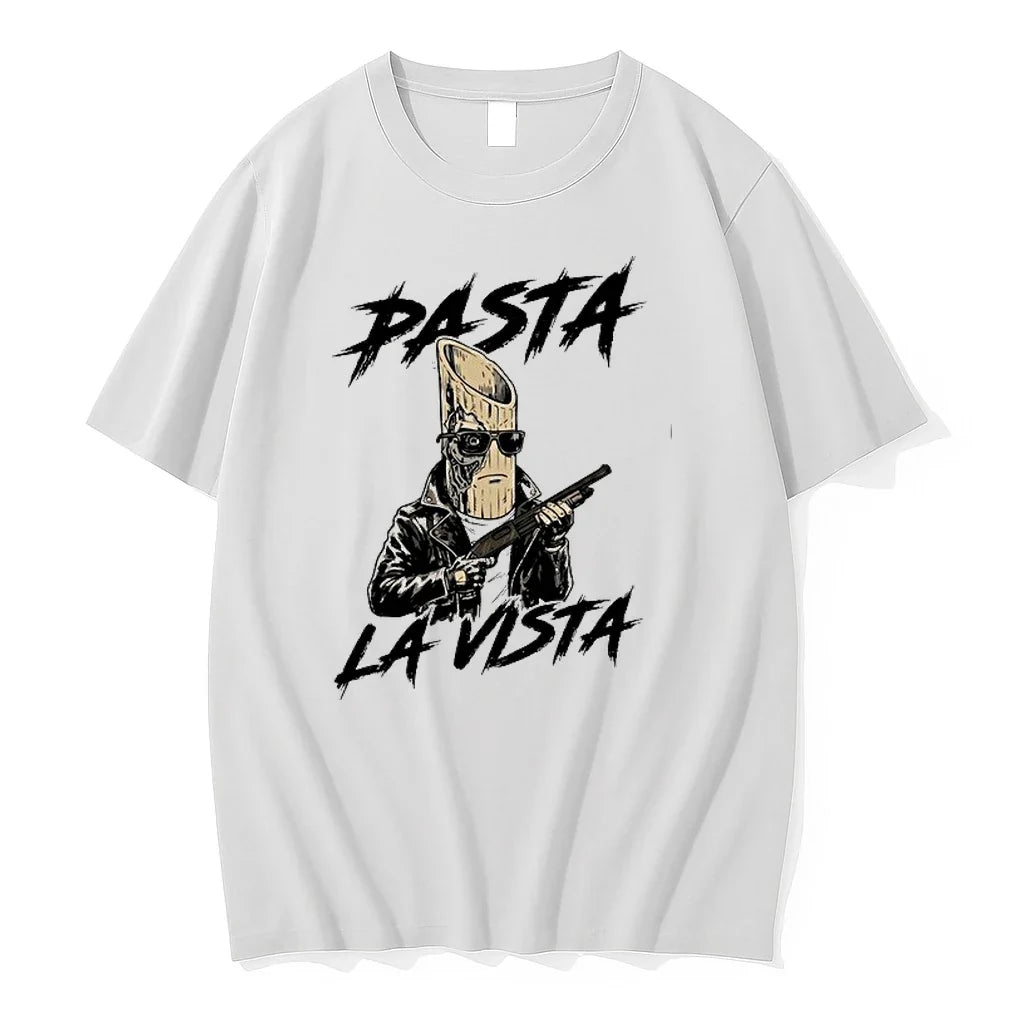 Penne Terminator Pasta La Vista 0 Sweater - Adult & Kids T-Shirts, Sweatshirts & Hoodies apparel design preview 1