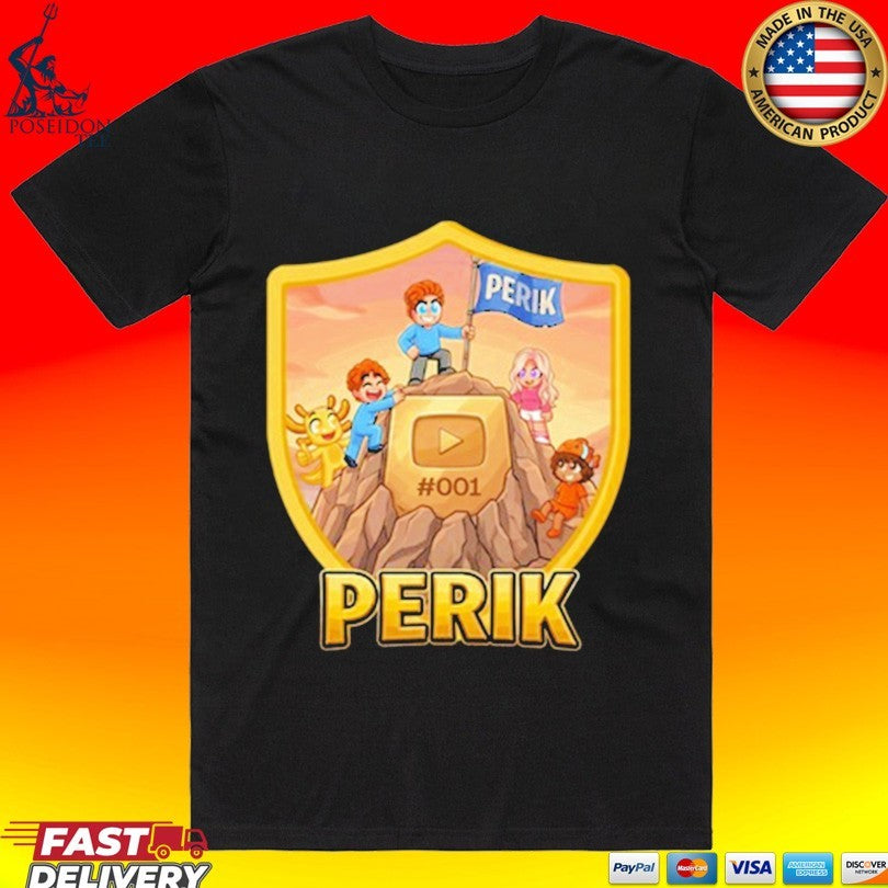 Perik 3 Års #001 Flag - Adult & Kids T-Shirts, Sweatshirts & Hoodies apparel design preview 1