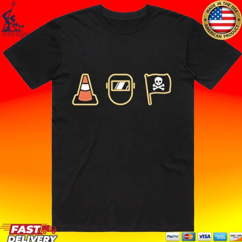 Pirates Traffic Cone 3 Icons 2026 - Adult & Kids T-Shirts, Sweatshirts & Hoodies apparel design preview 1