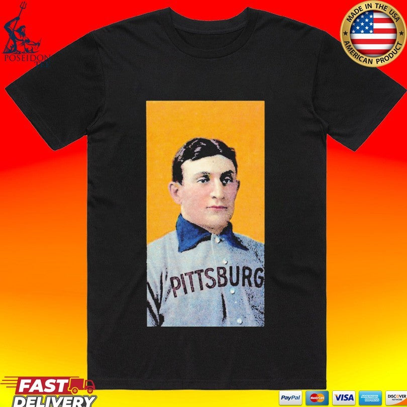 Pittsburgh Honus Wagner - Adult & Kids T-Shirts, Sweatshirts & Hoodies apparel design preview 1