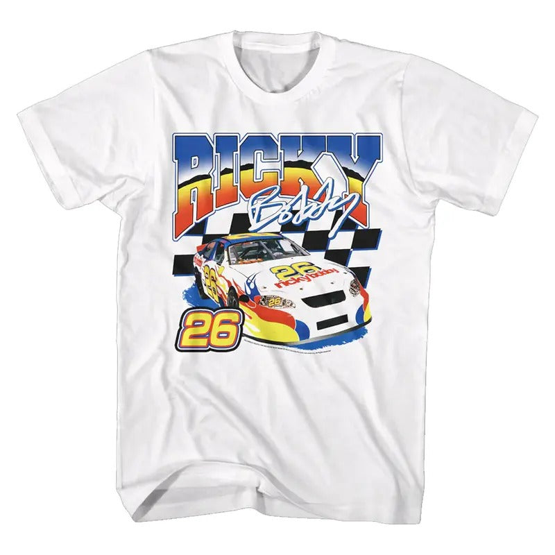 Gildan Checkered Flag Talladega Nights Ballad Ricky - Adult & Kids T-Shirts, Sweatshirts & Hoodies apparel design preview 1