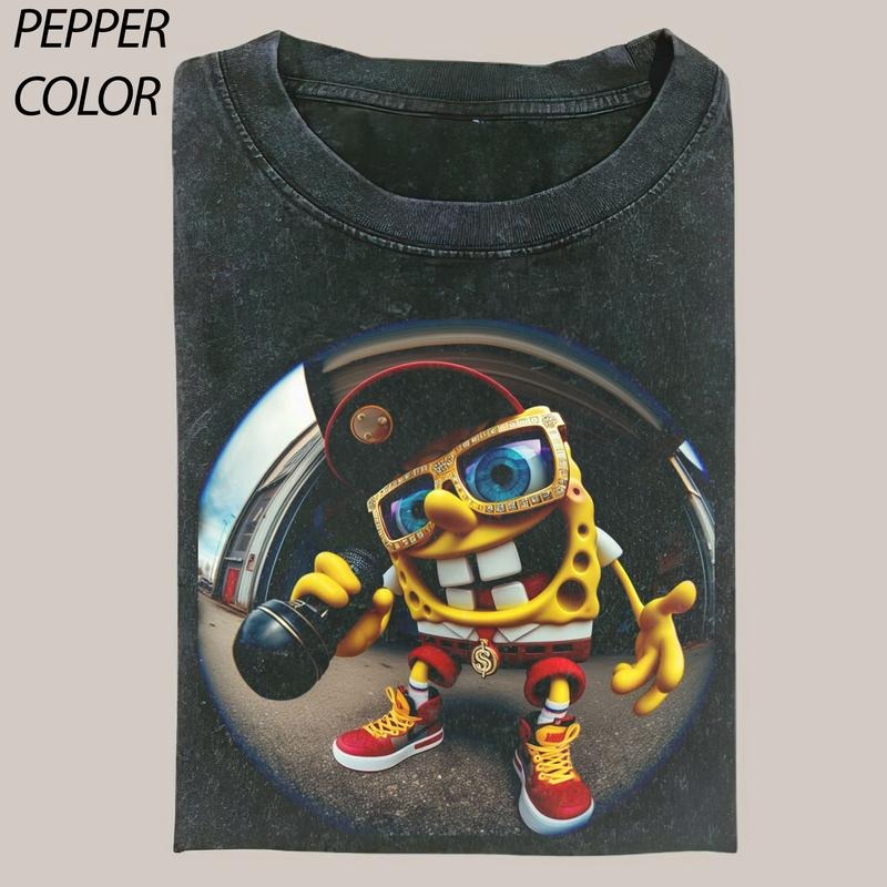 PongeBob SquarePants Gang Drip Cartoon Funny Movie - Adult & Kids T-Shirts, Sweatshirts & Hoodies apparel design preview 1