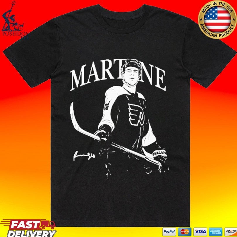 Porter Martone Philadelphia Flyers Hockey - Adult & Kids T-Shirts, Sweatshirts & Hoodies apparel design preview 1