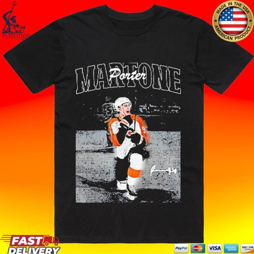 Porter Martone Philadelphia Hockey - Adult & Kids T-Shirts, Sweatshirts & Hoodies apparel design preview 1