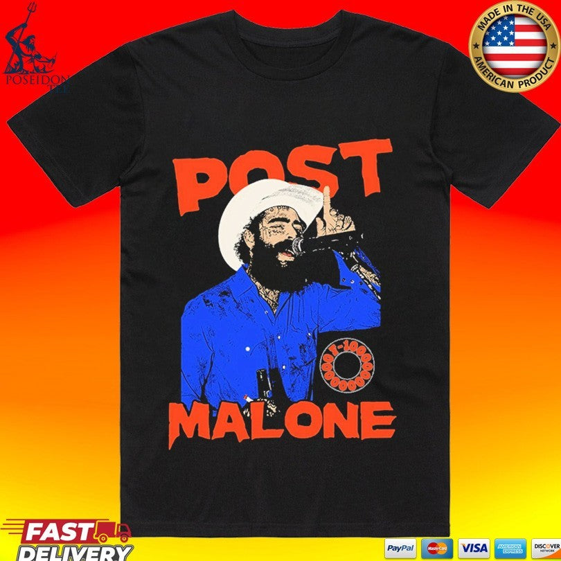Post Malone Western Singer - Adult & Kids T-Shirts, Sweatshirts & Hoodies apparel design preview 1