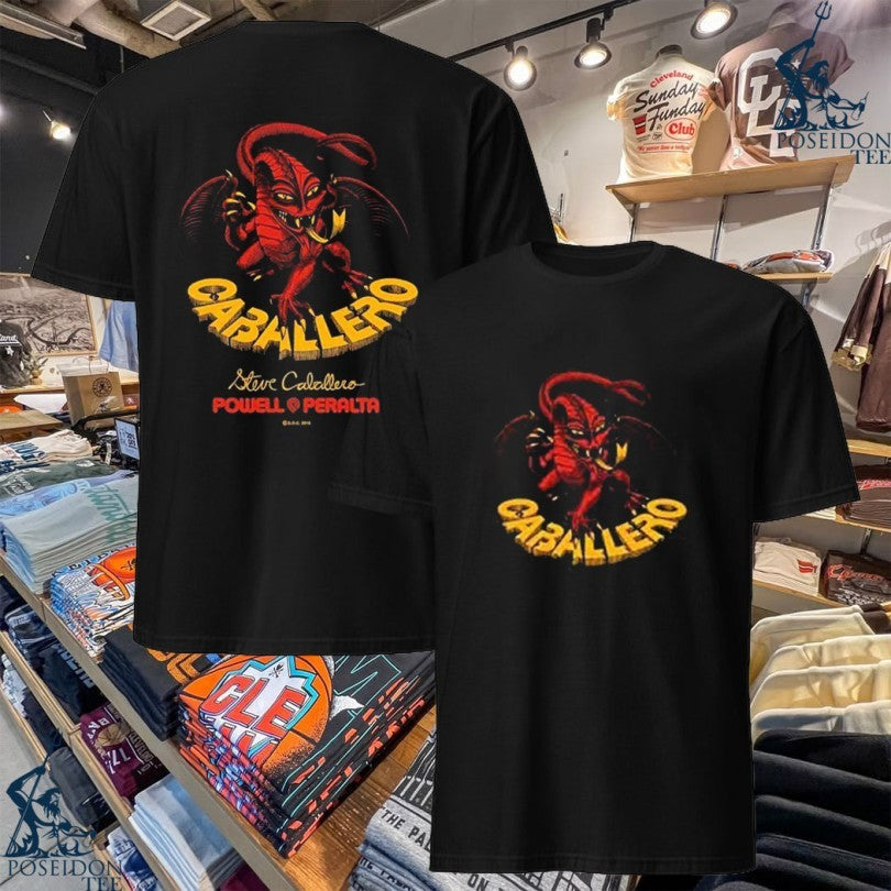 Powell Peralta Steve Caballero Bones Brigade - Adult & Kids T-Shirts, Sweatshirts & Hoodies apparel design preview 1