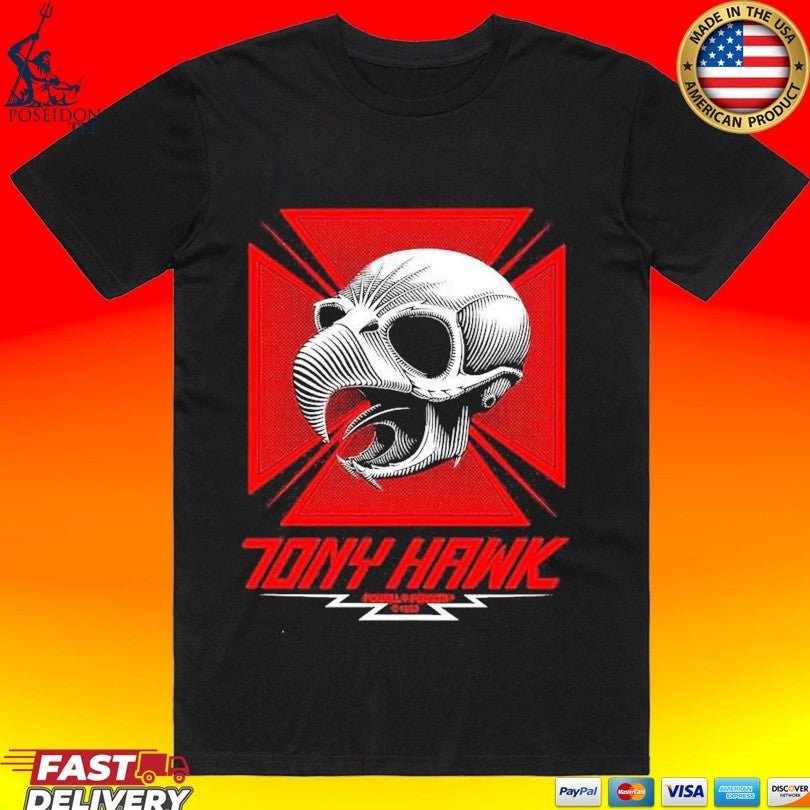 Powell Peralta Tony Hawk Bones Brigade - Adult & Kids T-Shirts, Sweatshirts & Hoodies apparel design preview 1