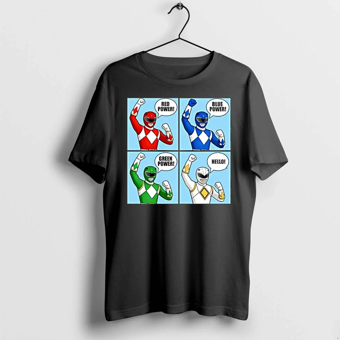 Power Red Blue Green Hello 0 Sweater - Adult & Kids T-Shirts, Sweatshirts & Hoodies apparel design preview 1
