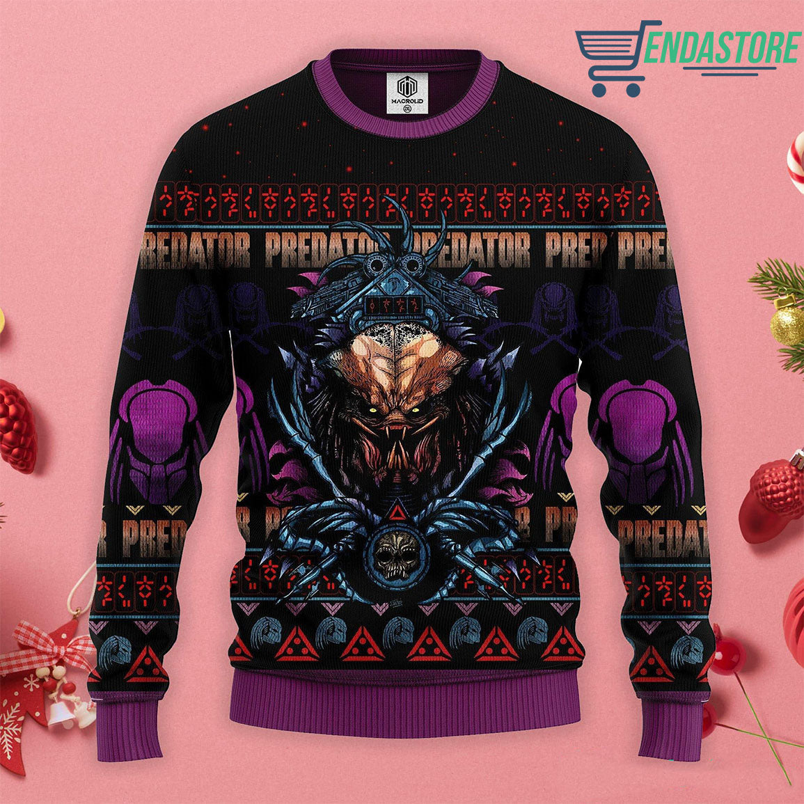 Santa alien merry christmas humans 3D Ugly Christmas Sweater - Holiday Gift product image 3