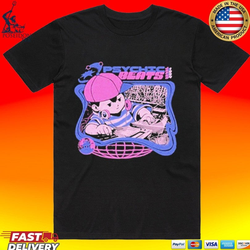 Psychic Beats Ilustrata - Adult & Kids T-Shirts, Sweatshirts & Hoodies apparel design preview 1