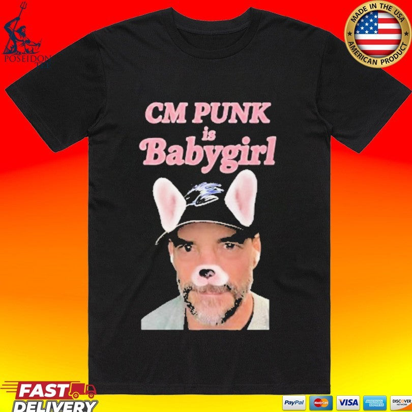 Punker Cm Punk Is Baby Girl - Adult & Kids T-Shirts, Sweatshirts & Hoodies apparel design preview 1