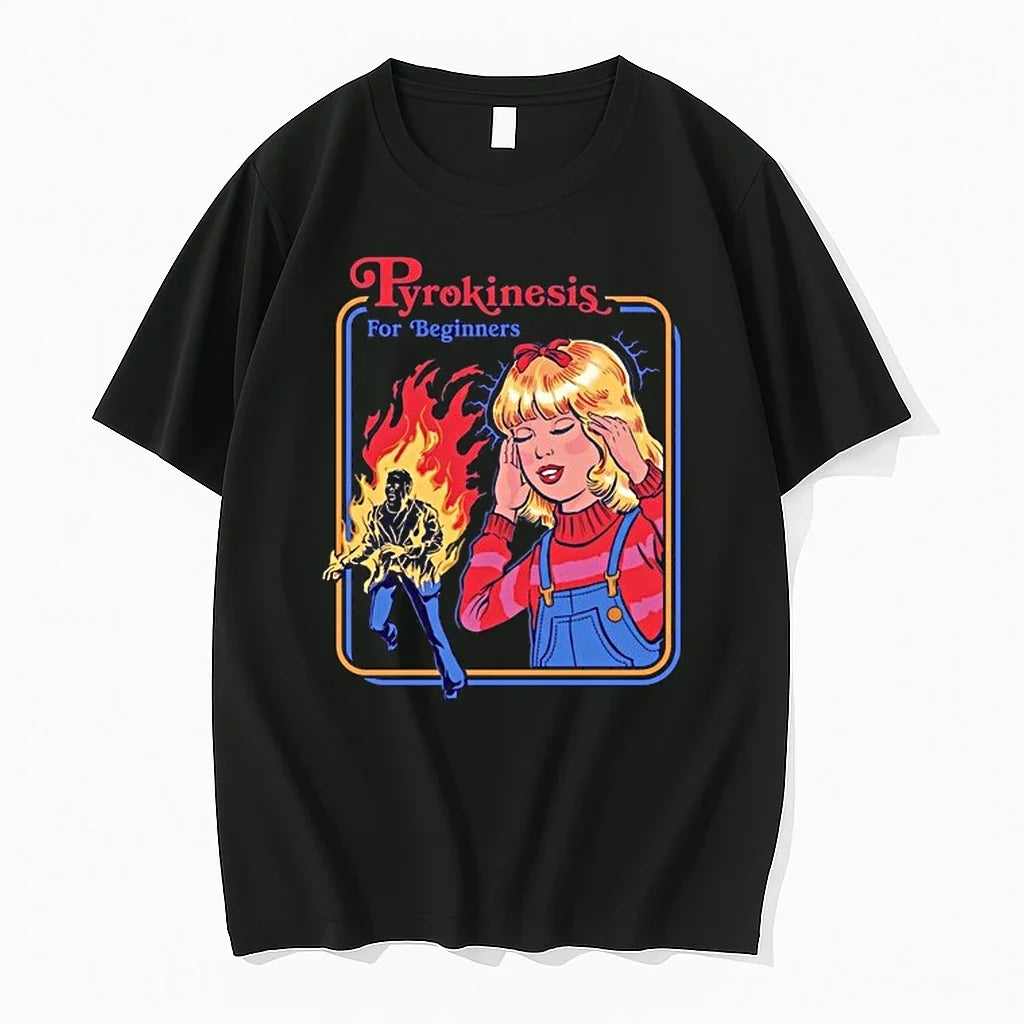Pyrokinesis For Geginners Fire Girl 0 Sweater - Adult & Kids T-Shirts, Sweatshirts & Hoodies apparel design preview 1