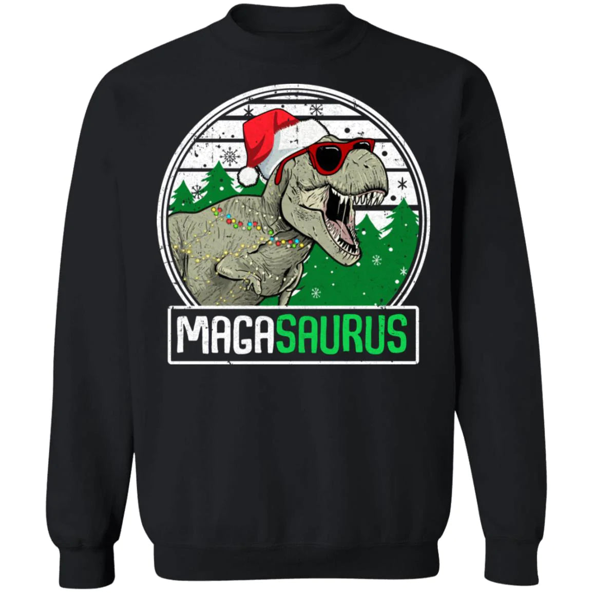 Magasaurus grandma dinosaur Christmas Sweater - Holiday Gift product image 2