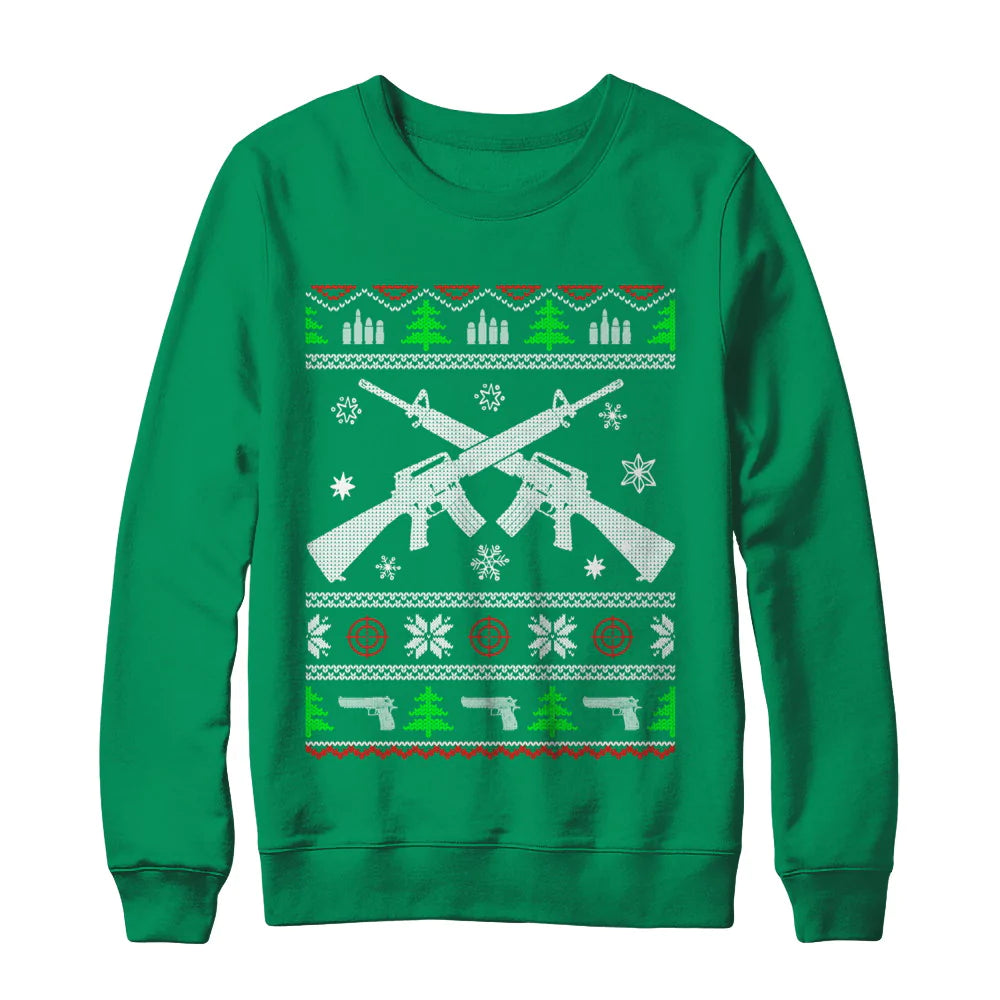 I want rifle guns for Christmas Ugly Christmas Sweater - Holiday Gift product image 4