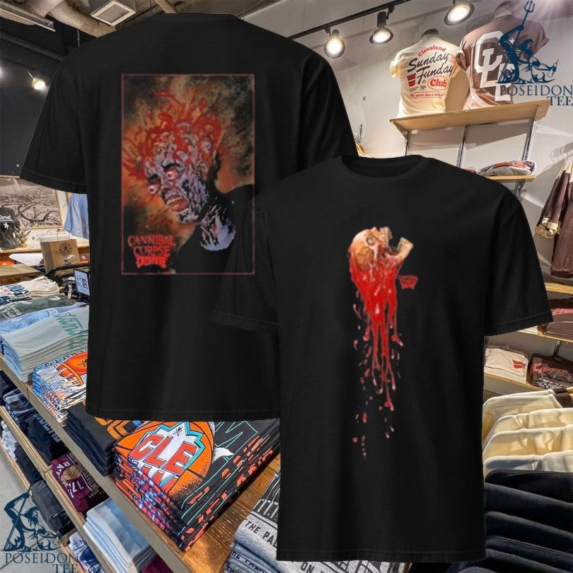 Cannibal Corpse X Creature Blood Trail - Adult & Kids T-Shirts, Sweatshirts & Hoodies apparel design preview 1