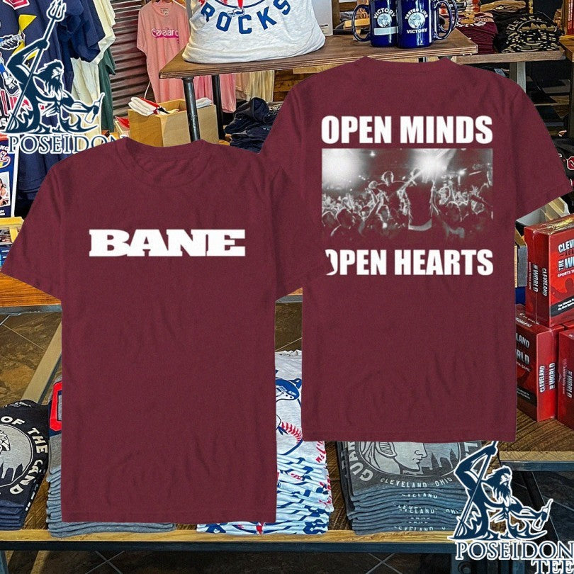 Bane Open Minds Hearts - Adult & Kids T-Shirts, Sweatshirts & Hoodies apparel design preview 1