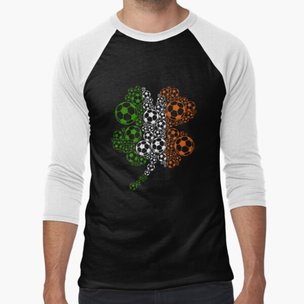Retro Soccer Shamrock Lucky Clover Irish St Patricks - Adult & Kids T-Shirts, Sweatshirts & Hoodies apparel design preview 1