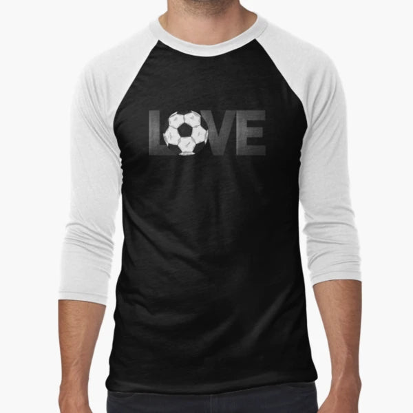 Soccer Love T-Shirt - Custom Art Print Men Women - T-Shirt, Sweatshirt, Hoodie
