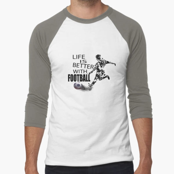 Life Is Better Football T-Shirt - Aesthetic Graphic Men Women - T-Shirt, Sweatshirt, Hoodie