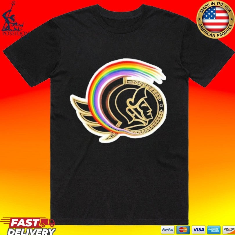 Rachel Reid Ottawa Senators Pride Night - Adult & Kids T-Shirts, Sweatshirts & Hoodies apparel design preview 1