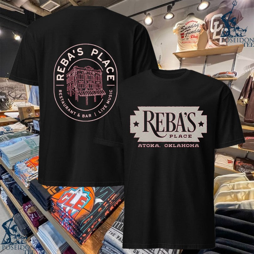 Reba's Place Atoka Oklahoma Cardinal Logo - Adult & Kids T-Shirts, Sweatshirts & Hoodies apparel design preview 1