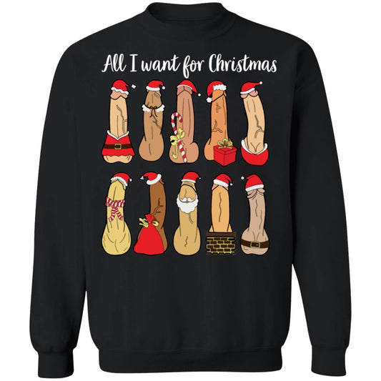 All I want for Christmas is penis Christmas Sweater - Holiday Gift product image