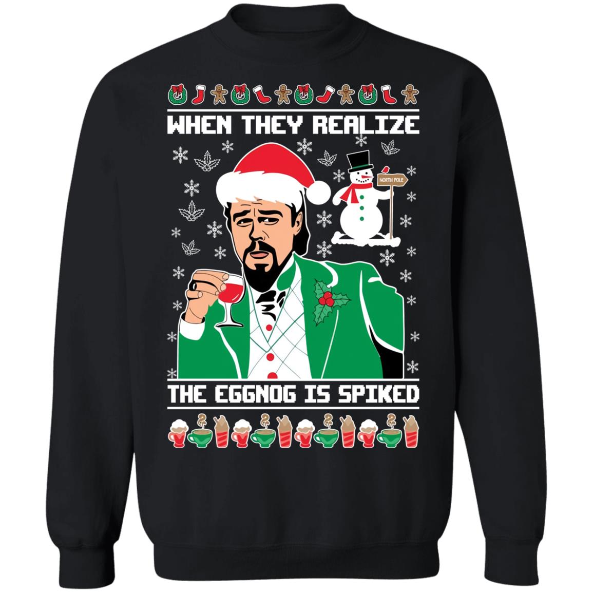 Leonardo Dicaprio when they realize Christmas Sweater - Holiday Gift product image 2