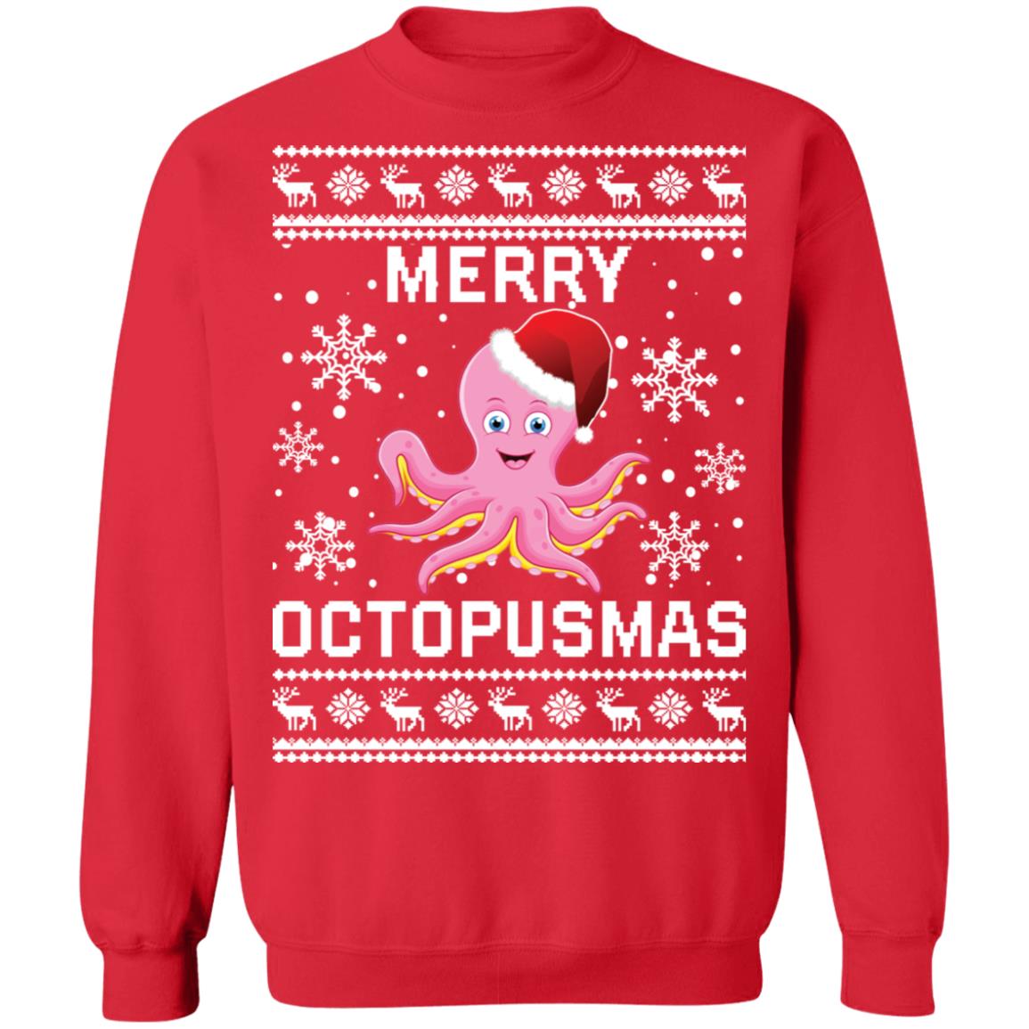 Merry octopusmas Christmas Sweater - Holiday Gift product image 4