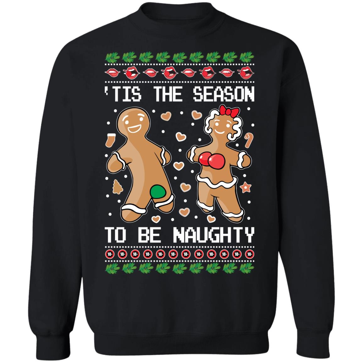 Tis the season to be naughty Christmas Sweater - Holiday Gift product image 2