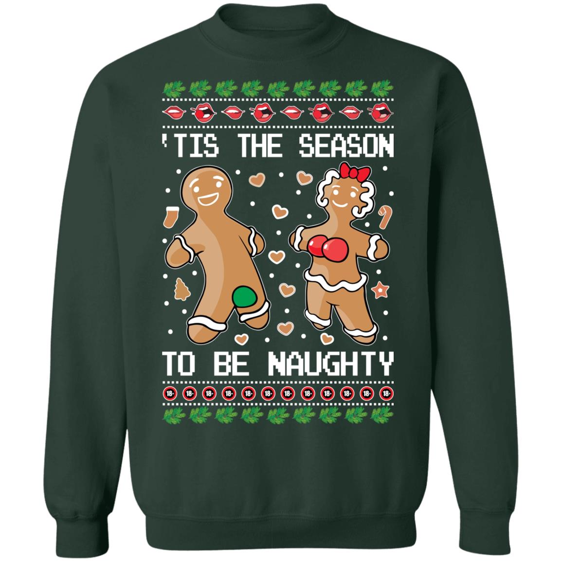 Tis the season to be naughty Christmas Sweater - Holiday Gift product image 4