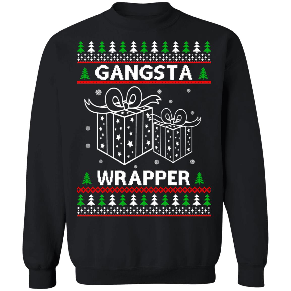 Gangsta wrapper Christmas Sweater - Holiday Gift product image 2