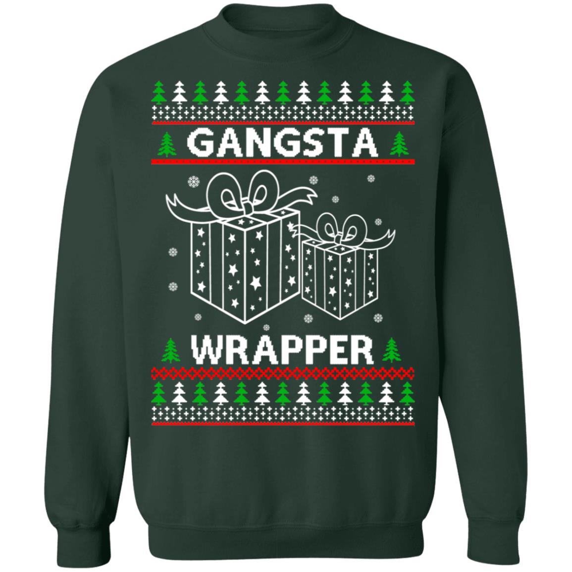 Gangsta wrapper Christmas Sweater - Holiday Gift product image 4