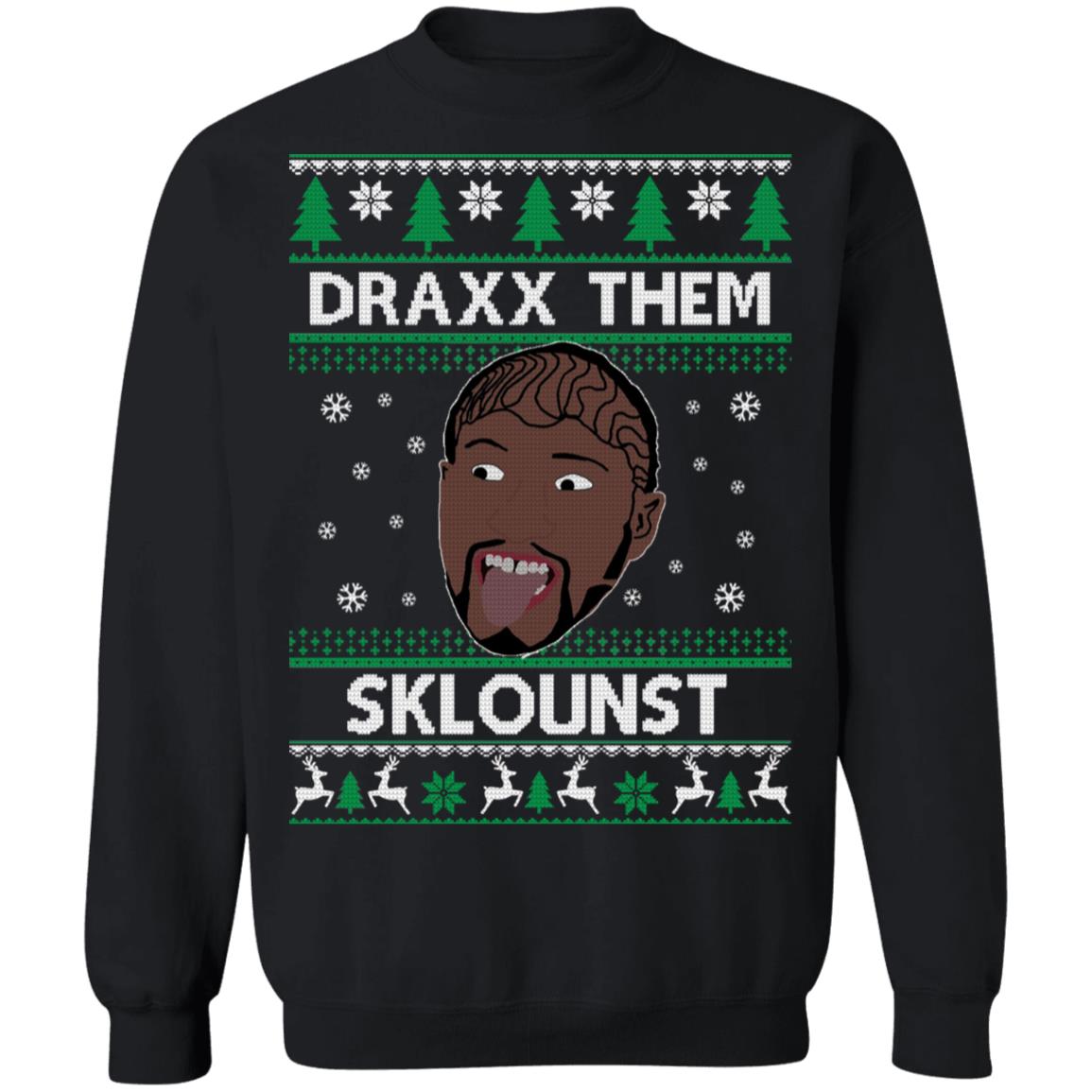 Draxx them sklounst Christmas Sweater - Holiday Gift product image